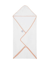 LUXE Baby/Toddler Towel: Detailed Pom Pom Trim,Bamboo Cotton