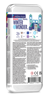 Magna-Tiles Winter Wonder 26-Piece Travel Set