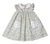 Easter Floral float dress with pockets