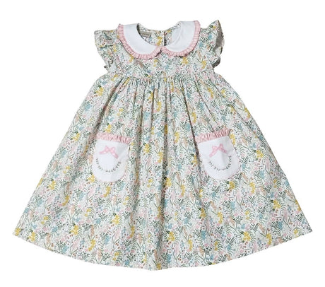 Easter Floral float dress with pockets