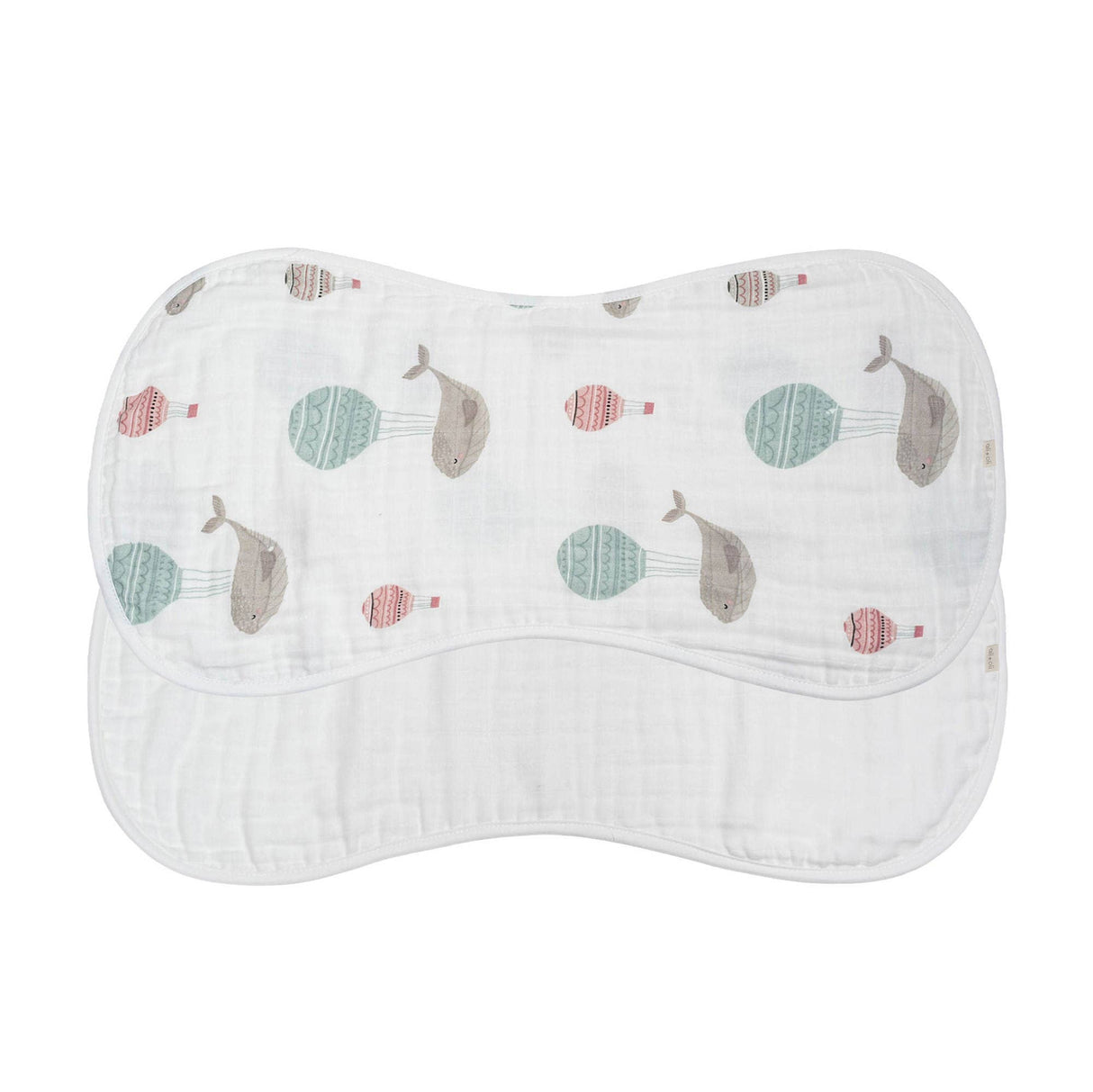 Bamboo Muslin Burp Cloth Set 2-Pack