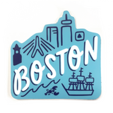 Boston City Vinyl Sticker