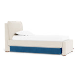 Surf Blue Velvet Trundle Fabric (Performance Velvet)