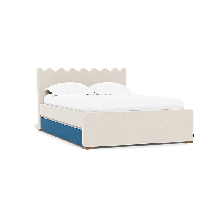 Surf Blue Velvet Trundle Fabric (Performance Velvet)