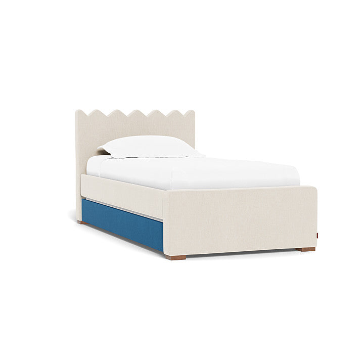 Surf Blue Velvet Trundle Fabric (Performance Velvet)