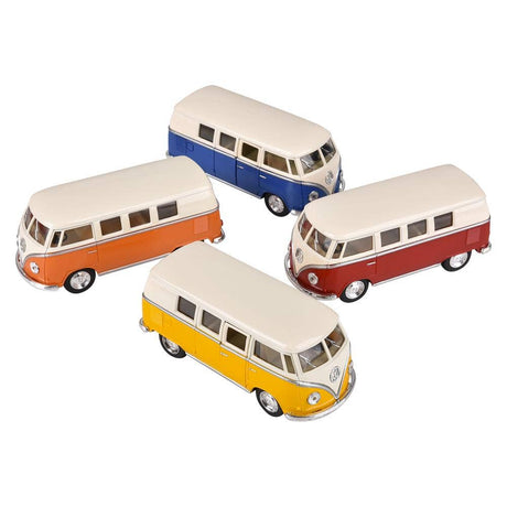 5" Diecast Pull Back 1962 VW Classic Bus   12/Db