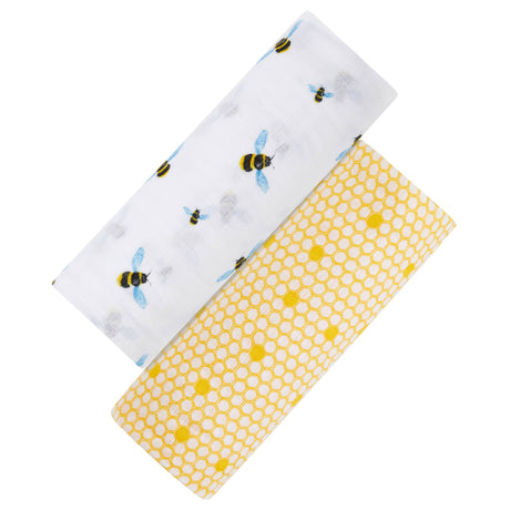 2-PC Swaddle Gift Set: GOTS Certified Organic Cotton Muslin
