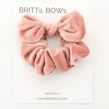 BRITTs. BOWs Velvet Womens Bow Scrunchie