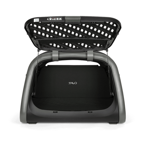 Everett Pet Travel Crate - front open