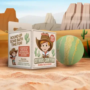 Wild West Bath Bomb 8.4 oz - Surprise Toy + Coloring Poster