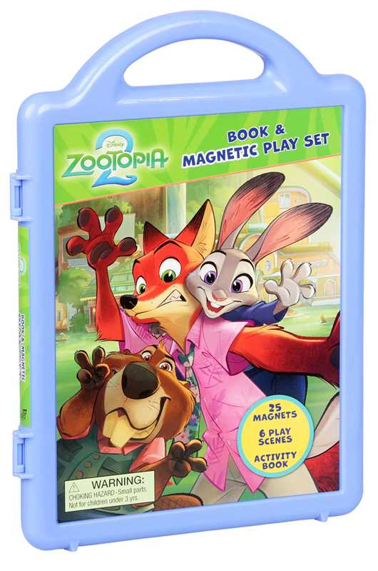 Zootopia 2: Book and Magnetic Play Set by Dienesa Le