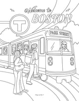 Color Me In Boston: A Coloring Book For All Ages