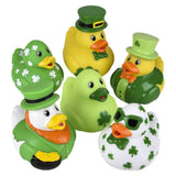 St. Patrick's Day Rubber Duckies 3.5"