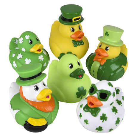 St. Patrick's Day Rubber Duckies 3.5"