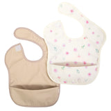 Short Sleeve Smock Baby Bib
