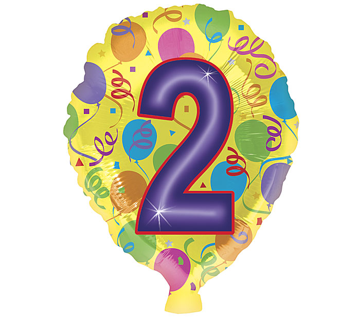 18" HBD NUMBER BALLOON || Burton+Burton