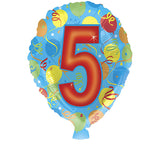 18" HBD NUMBER BALLOON || Burton+Burton