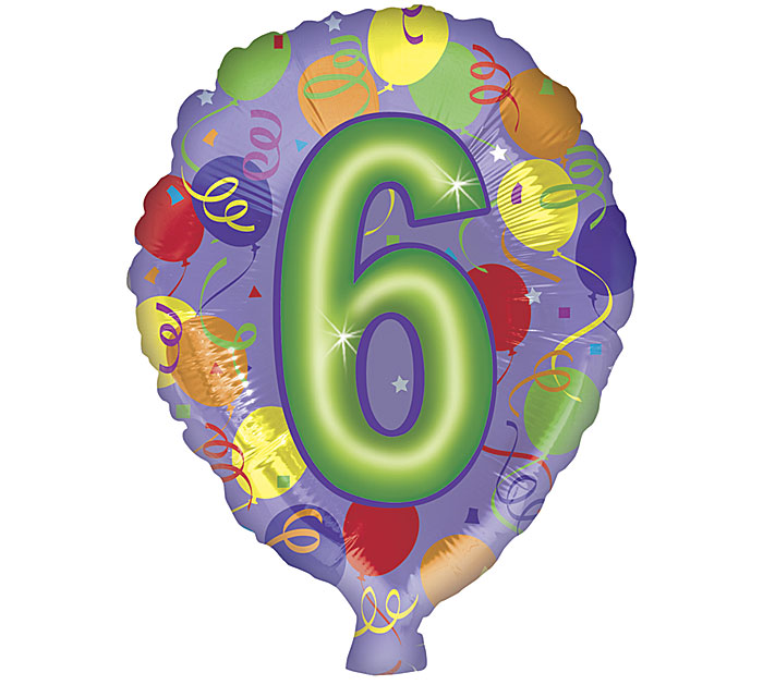 18" HBD NUMBER BALLOON || Burton+Burton