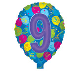 18" HBD NUMBER BALLOON || Burton+Burton