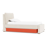 Orange Trundle Fabric (Performance Microfiber)
