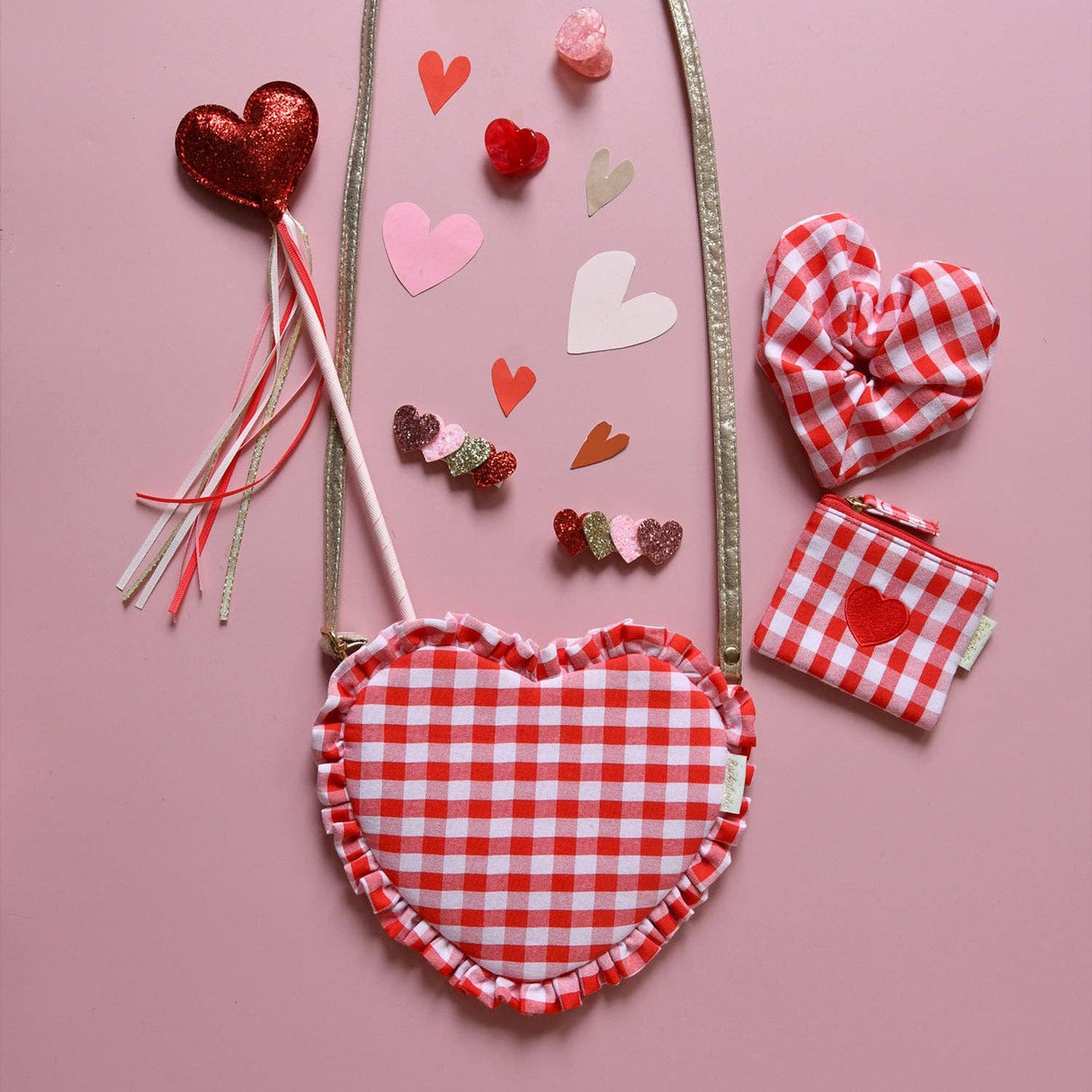 Sweetheart Sparkle Bar Clips