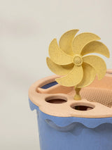 Oversized 6-Piece Wheat Straw Sand Toy Set – Bucket & Accessories