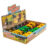 6" Diecast Scoop Tractor 12/Display
