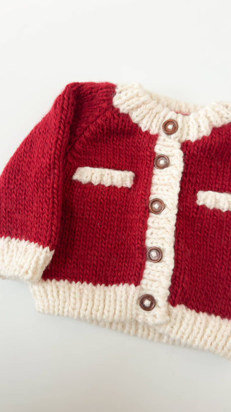 Coco Cardigan Baby Kid Sweater Santa Christmas Holiday Love