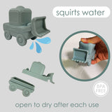Ali+Oli Squirt Water Bath Toy Set (Construction) Mold Free