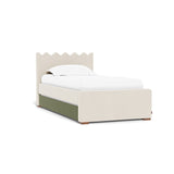 Olive Green Trundle Fabric (Brushed Cotton-Linen)