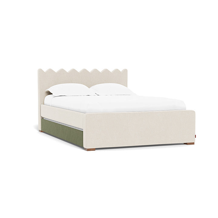 Olive Green Trundle Fabric (Brushed Cotton-Linen)