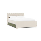 Olive Green Trundle Fabric (Brushed Cotton-Linen)