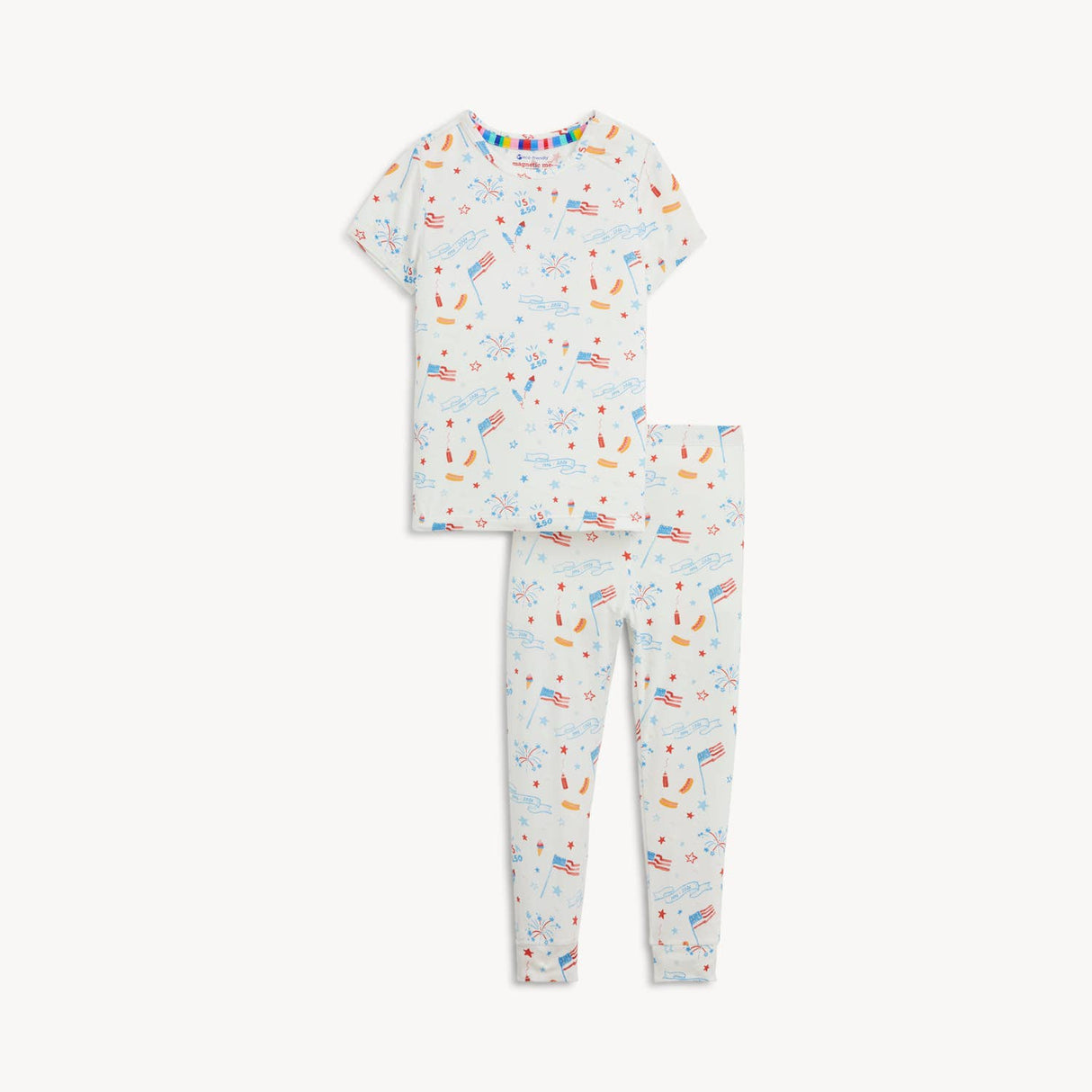 USA 250 MODAL MAGNETIC S/S LONG PANT PJ SET