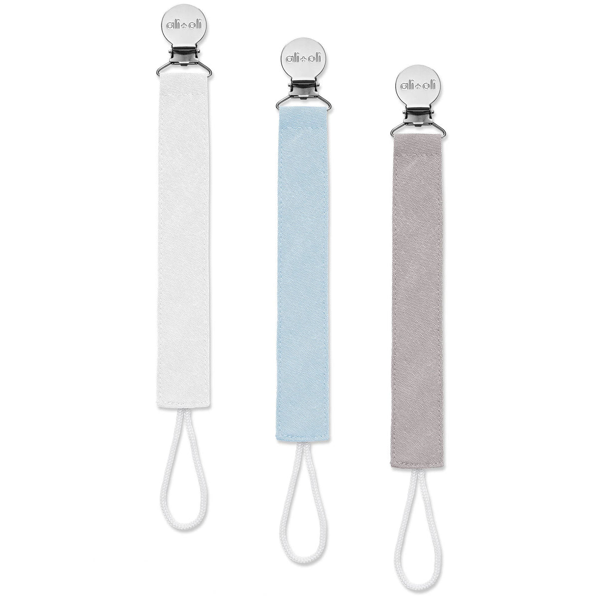 Pacifier Clips (set of 3)