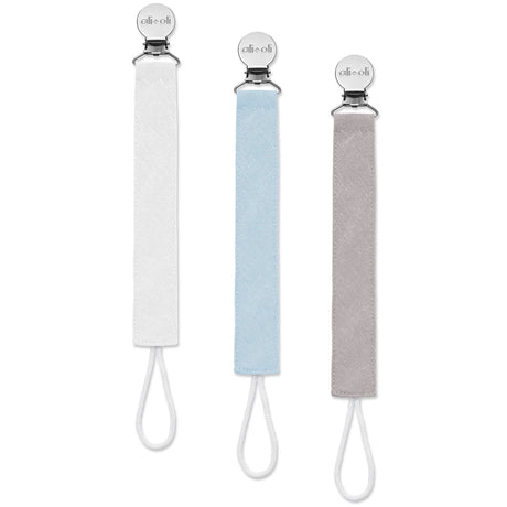 Pacifier Clips (set of 3)