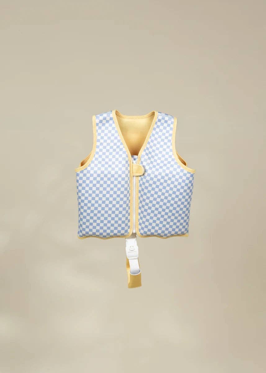 Neoprene Kids Swimming Vest – Ocean (1–3Y)