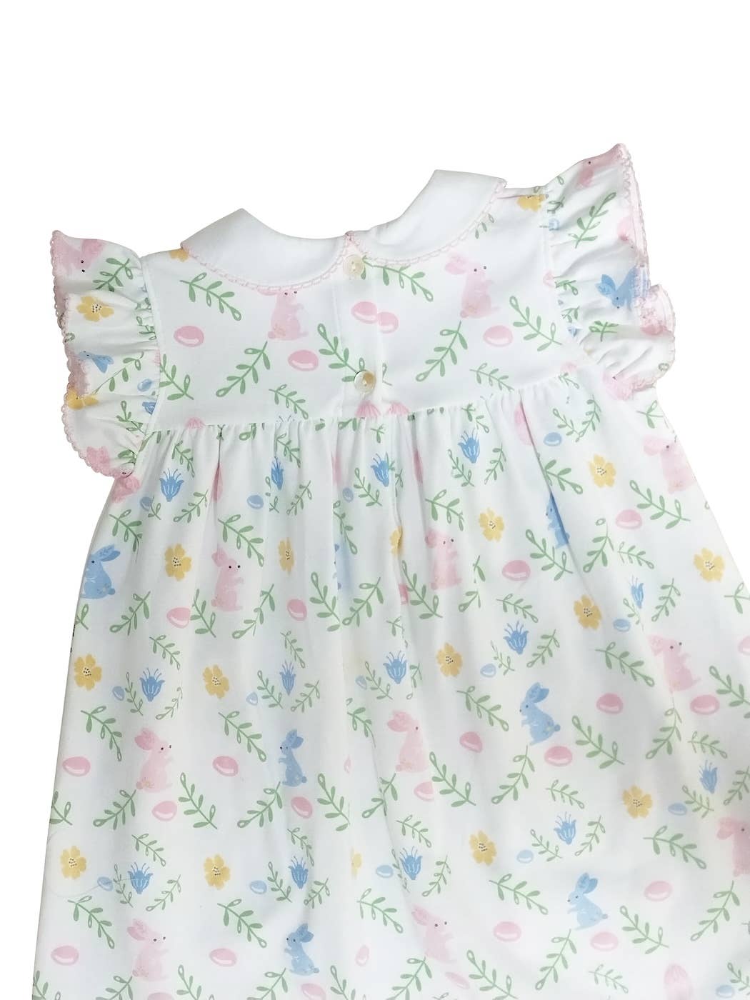 Girl's Float dress Easter floral with Bunnies