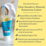 Earth Mama Uber-Sensitive Mineral Sunscreen Lotion - SPF 40