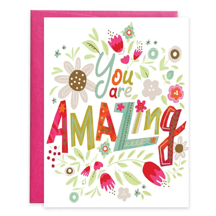 Thank You Greeting Card - Amazing Flora