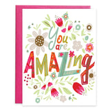 Thank You Greeting Card - Amazing Flora