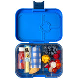 Leakproof Bento Box for Sandwiches - Yumbox Surf Blue with Shark Tray
