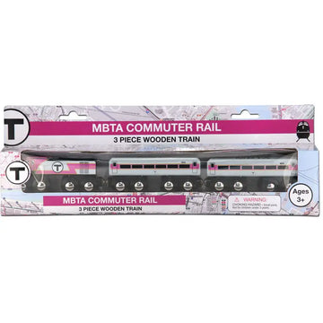 Boston Mbta Commuter Rail Wooden Toy Train