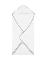 LUXE Baby/Toddler Towel: Detailed Pom Pom Trim,Bamboo Cotton