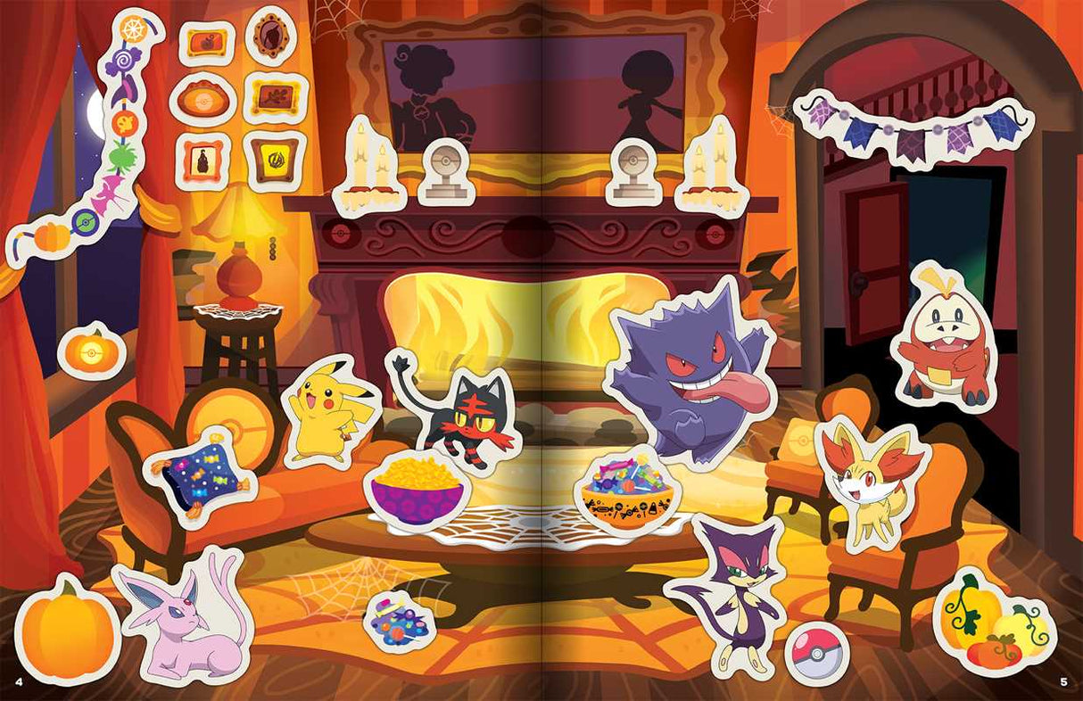 Pokémon Halloween: The Official Sticker Book by Pikachu Press