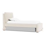 Fog Grey Trundle Fabric (Performance Heathered)