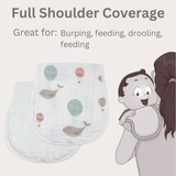 Bamboo Muslin Burp Cloth Set 2-Pack