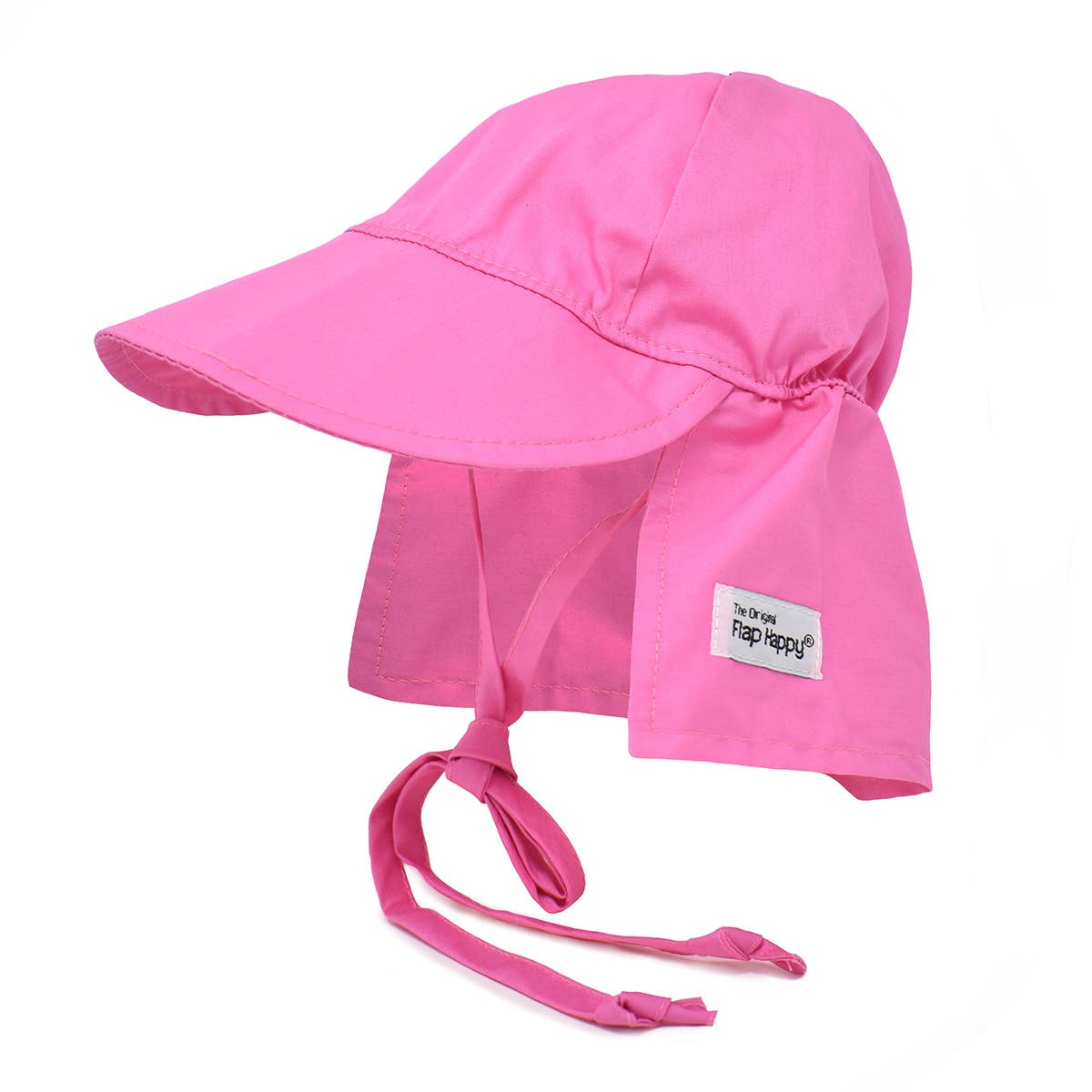 Kids UPF50+ Girls and Boys Original Flap Hat with Ties