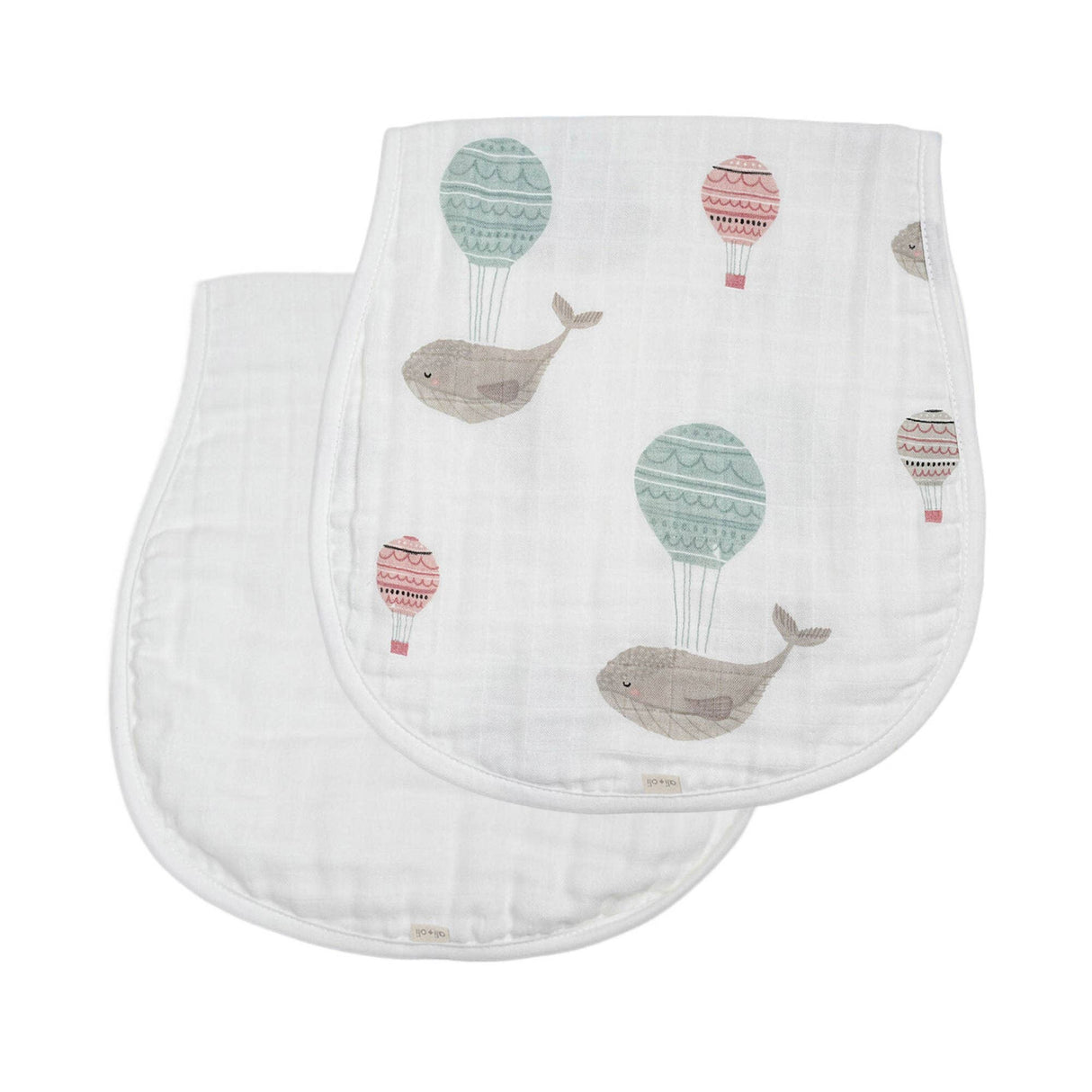 Bamboo Muslin Burp Cloth Set 2-Pack