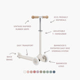 Banwood ECO Scooter - Ivory