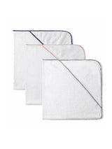 LUXE Baby/Toddler Towel: Detailed Pom Pom Trim,Bamboo Cotton
